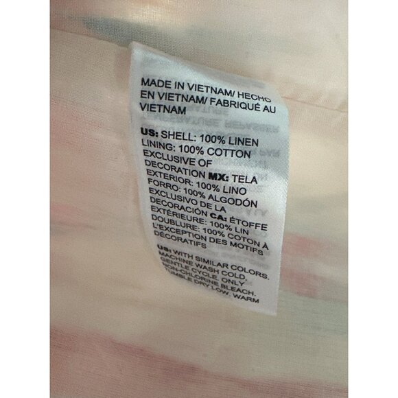 Chico’s Ikat Embroidered Multicolor Southwestern Open-Front Jacket 3/4 Sleeve 2X - Picture 7 of 7